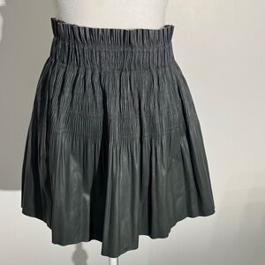 7 For All Mankind Dark Gray A-Line Skirt